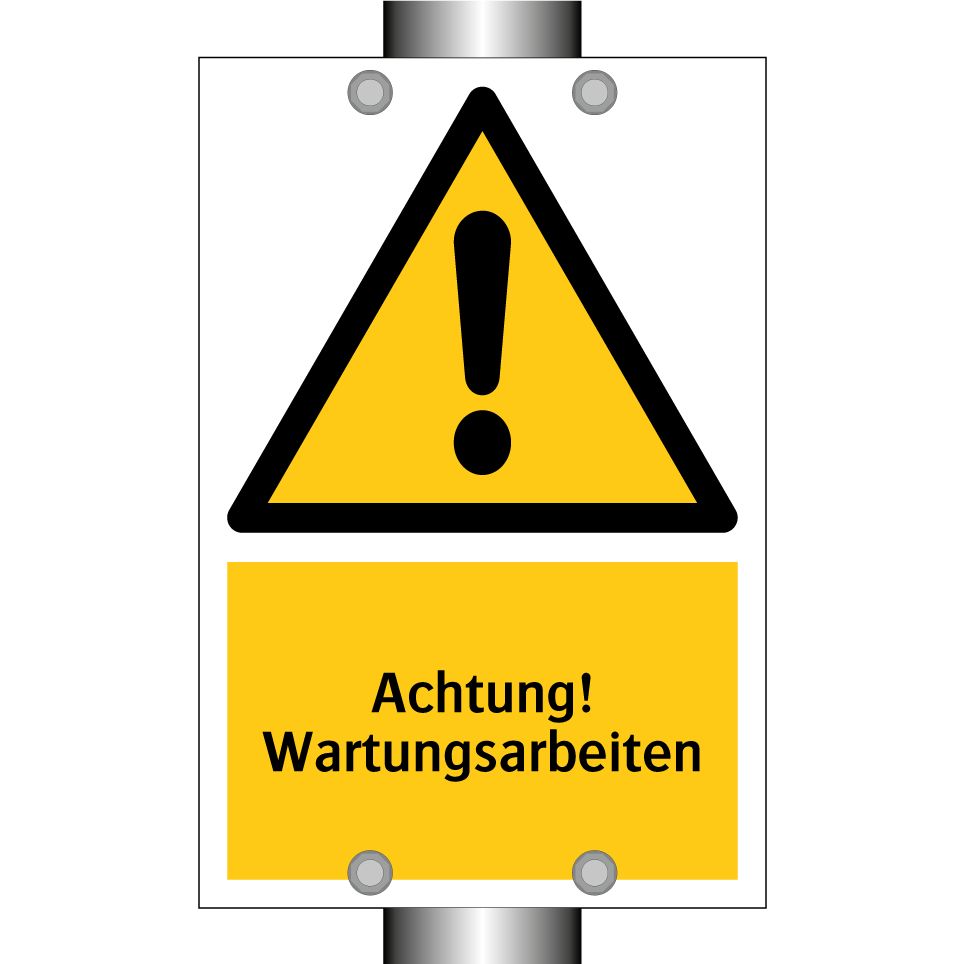 Achtung! Wartungsarbeiten