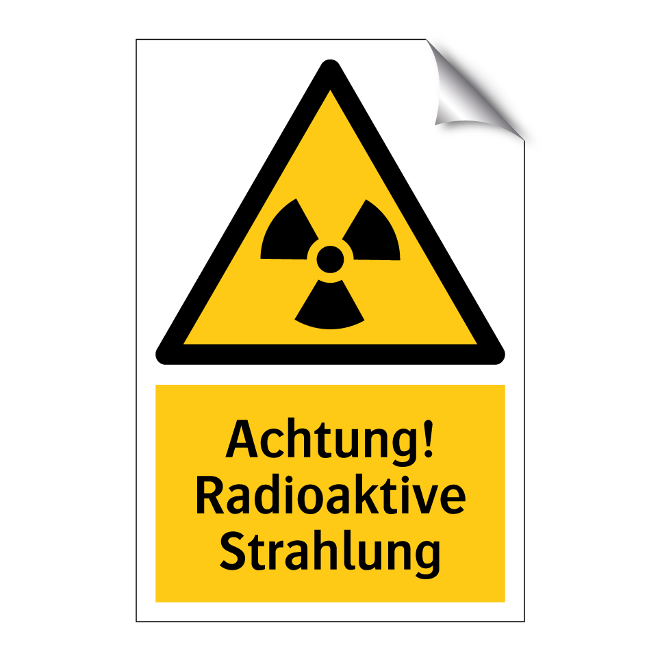 Achtung! Radioaktive Strahlung