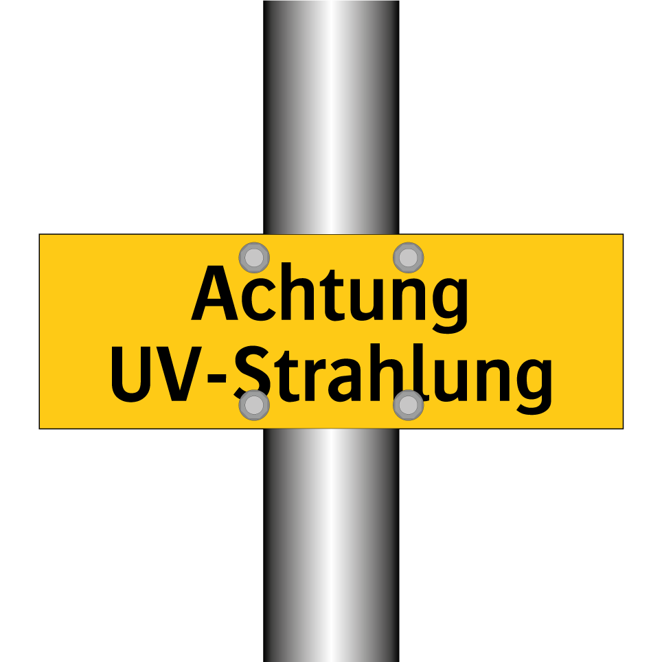 Achtung UV-Strahlung