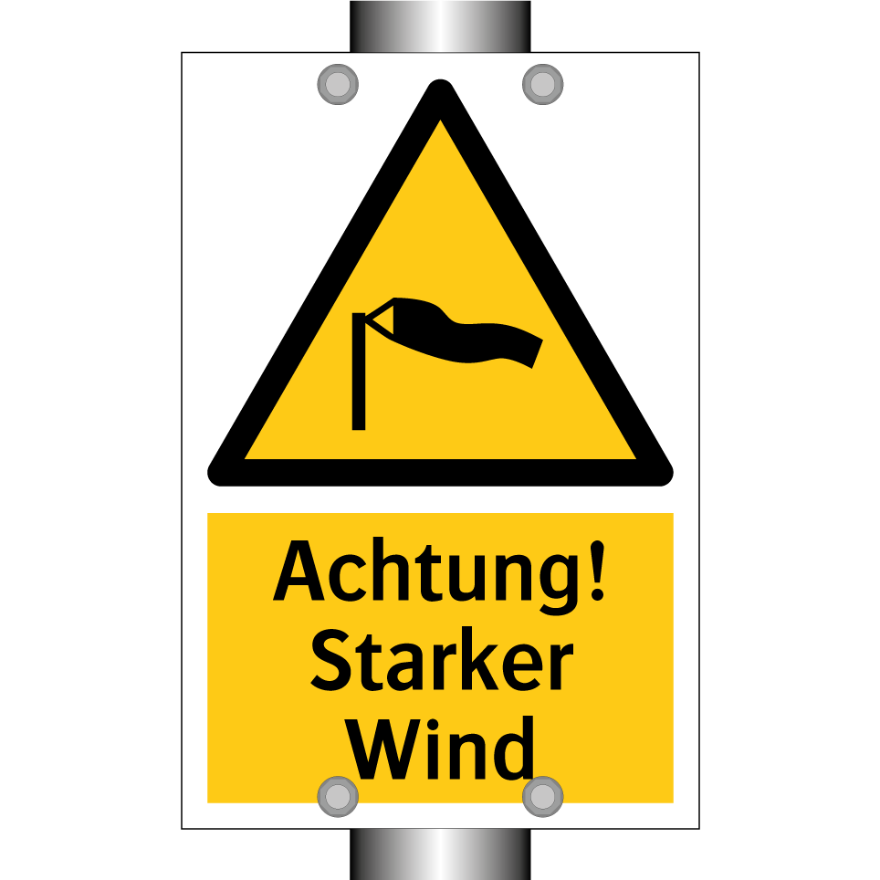 Achtung! Starker Wind