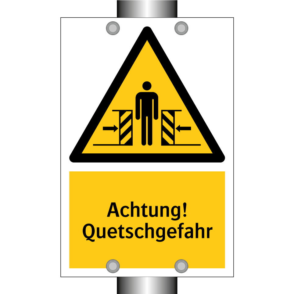 Achtung! Quetschgefahr