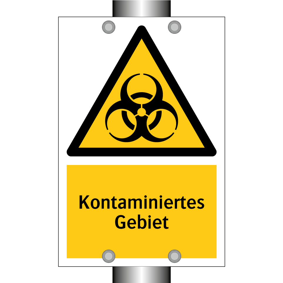 Kontaminiertes Gebiet
