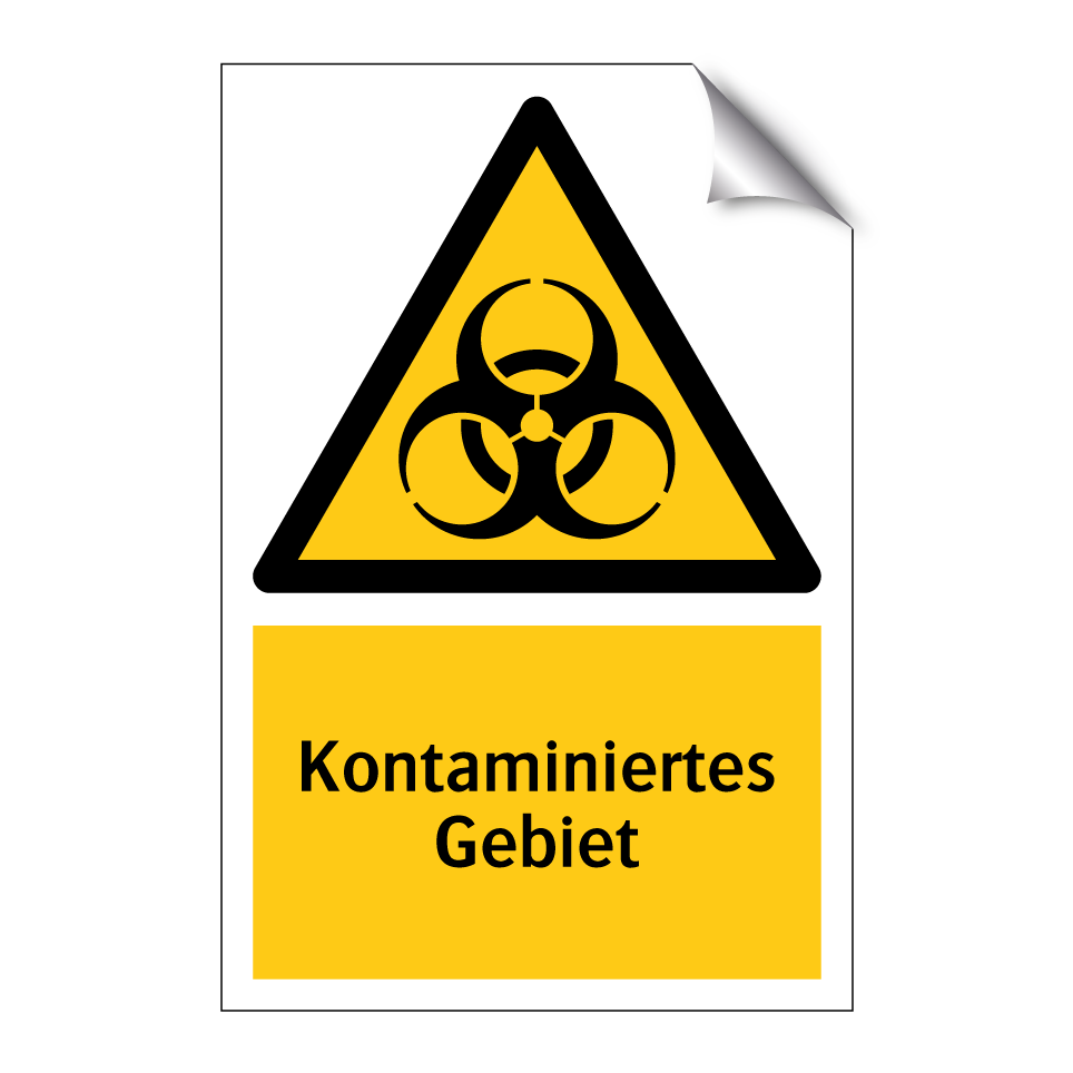 Kontaminiertes Gebiet