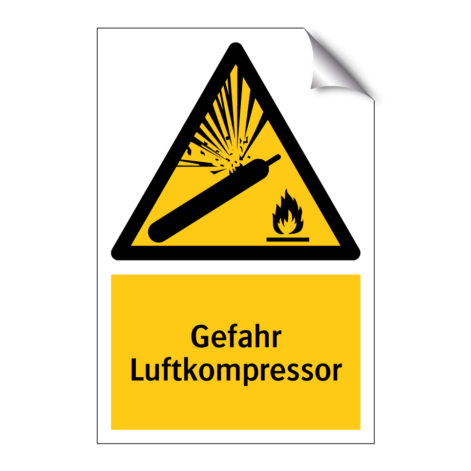 Gefahr Luftkompressor