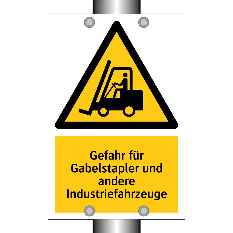Gefahr für Gabelstapler und andere Industriefahrzeuge