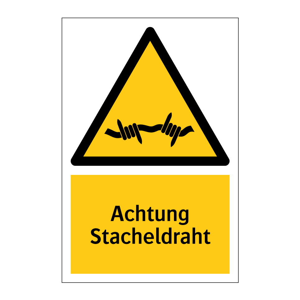 Achtung Stacheldraht