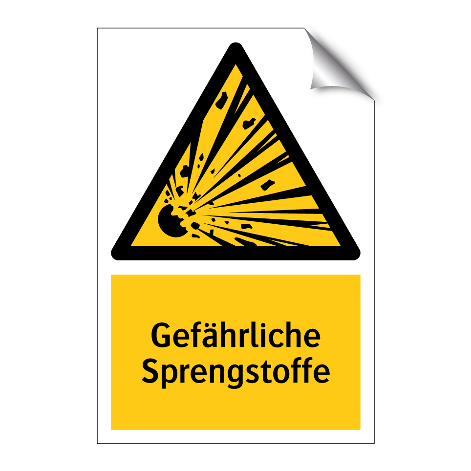 Gefährliche Sprengstoffe