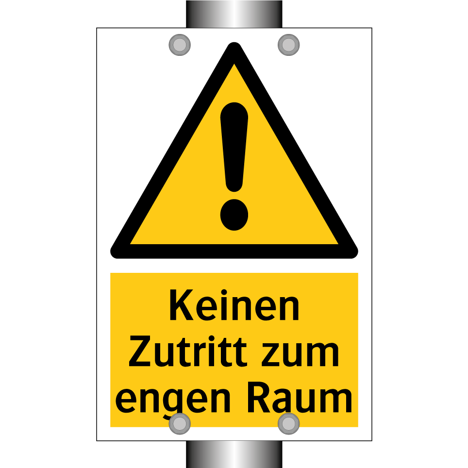 Keinen Zutritt zum engen Raum