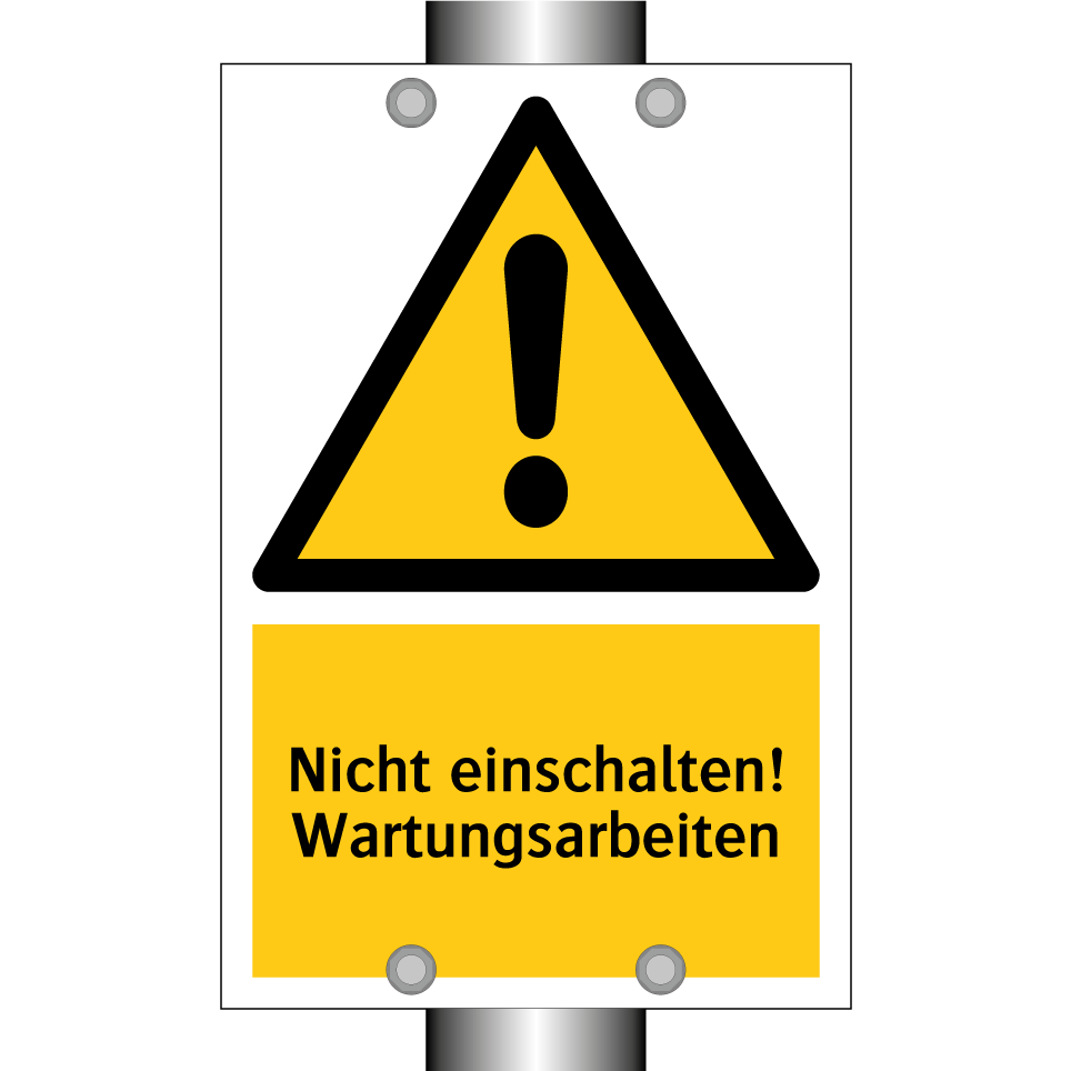 Nicht einschalten! Wartungsarbeiten