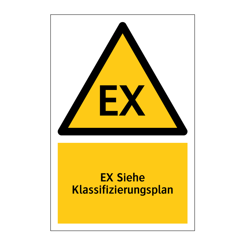 EX Siehe Klassifizierungsplan