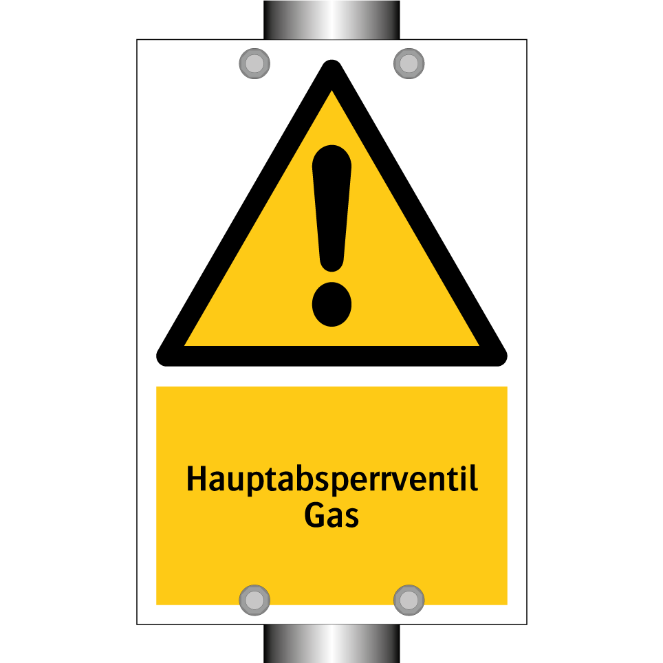 Hauptabsperrventil Gas