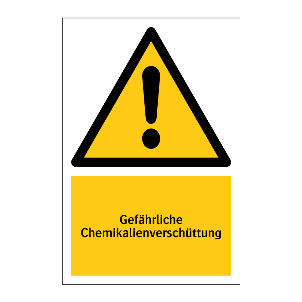Gefährliche Chemikalienverschüttung