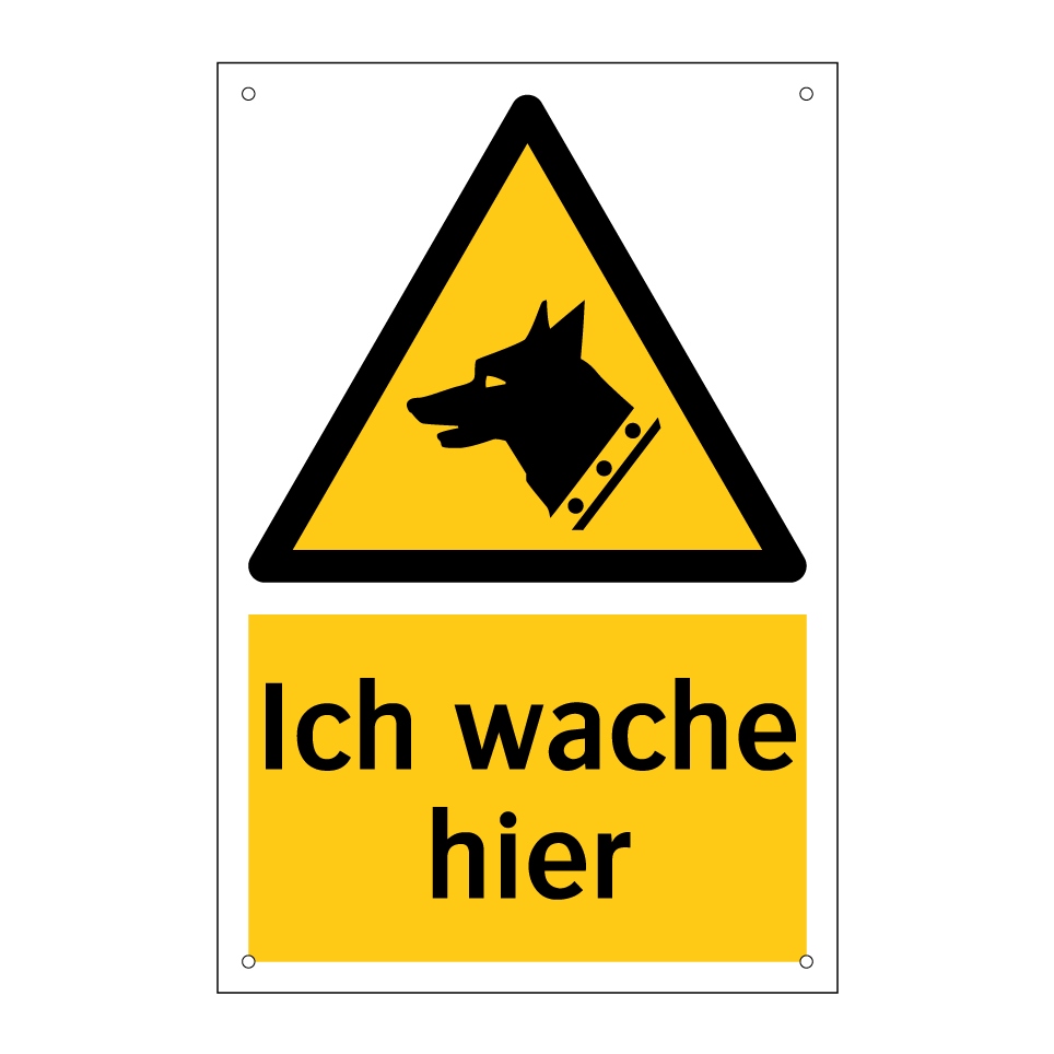 Ich wache hier