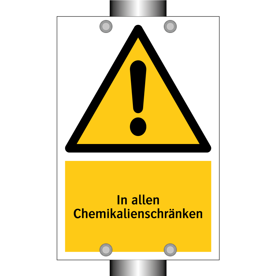 In allen Chemikalienschränken