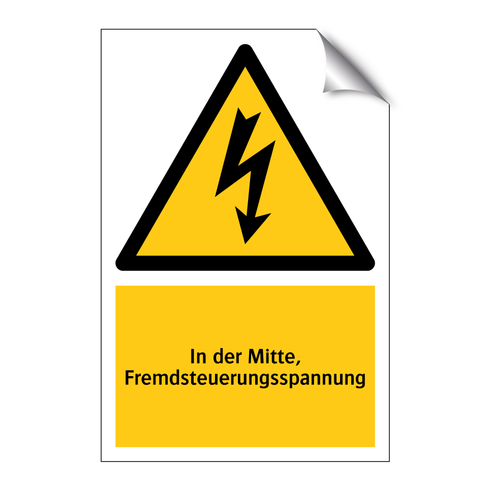 In der Mitte, Fremdsteuerungsspannung