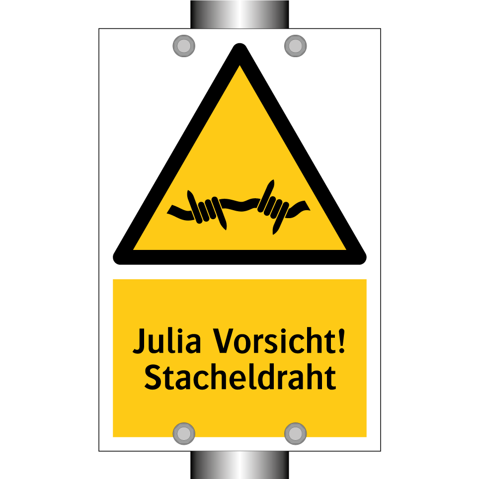 Julia Vorsicht! Stacheldraht