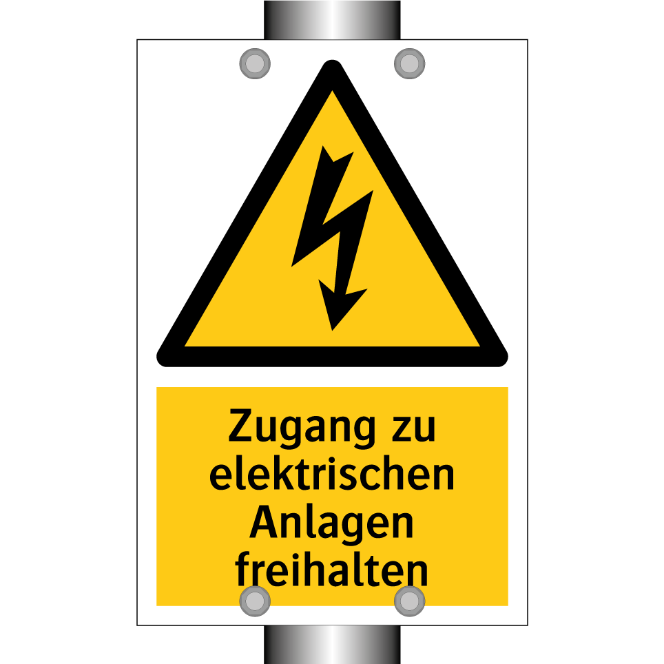 Zugang zu elektrischen Anlagen freihalten