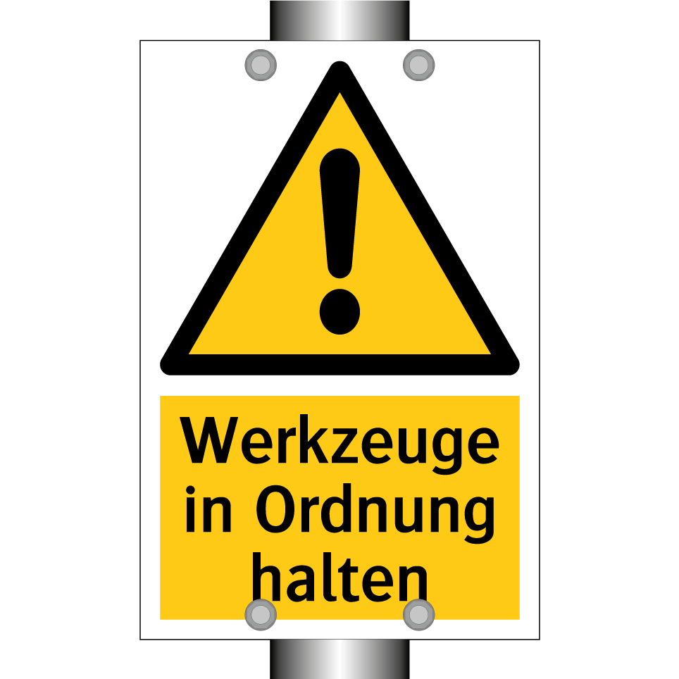 Werkzeuge in Ordnung halten