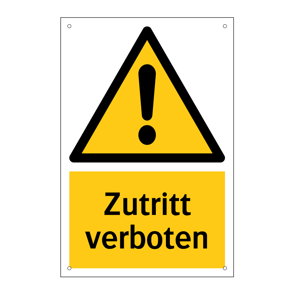 Zutritt verboten
