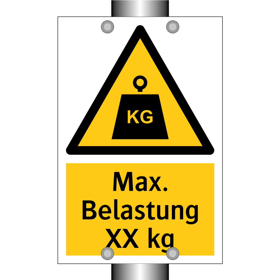 Max. Belastung XX kg