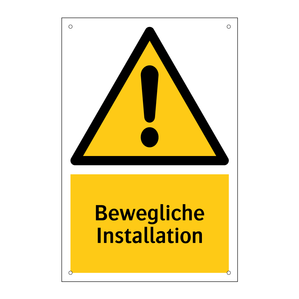 Bewegliche Installation