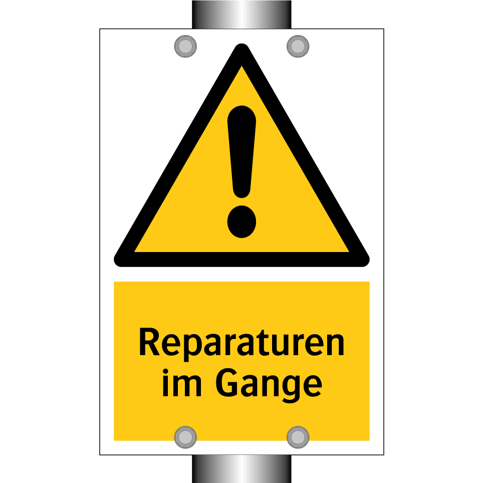 Reparaturen im Gange