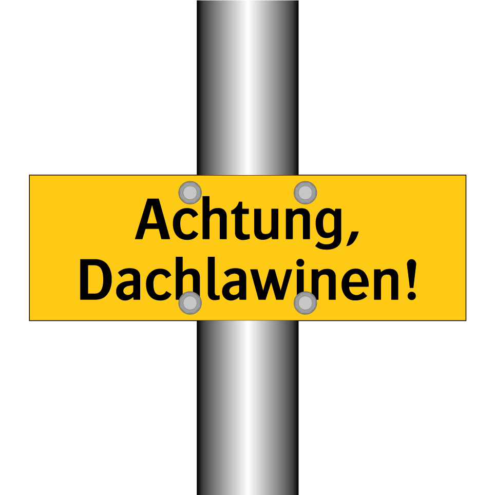 Achtung, Dachlawinen!