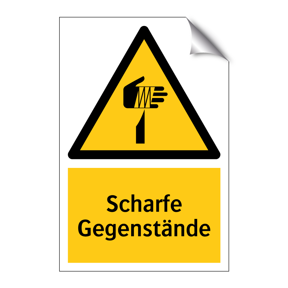 Scharfe Gegenstände