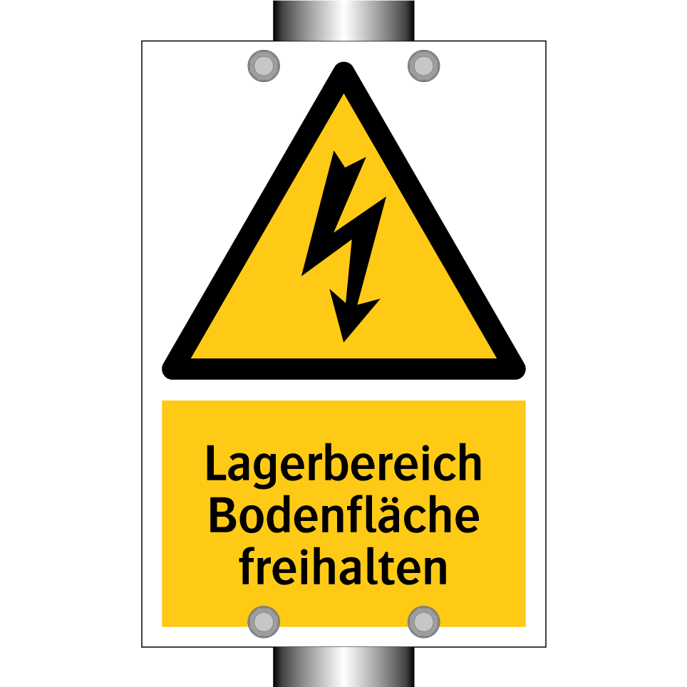 Lagerbereich Bodenfläche freihalten