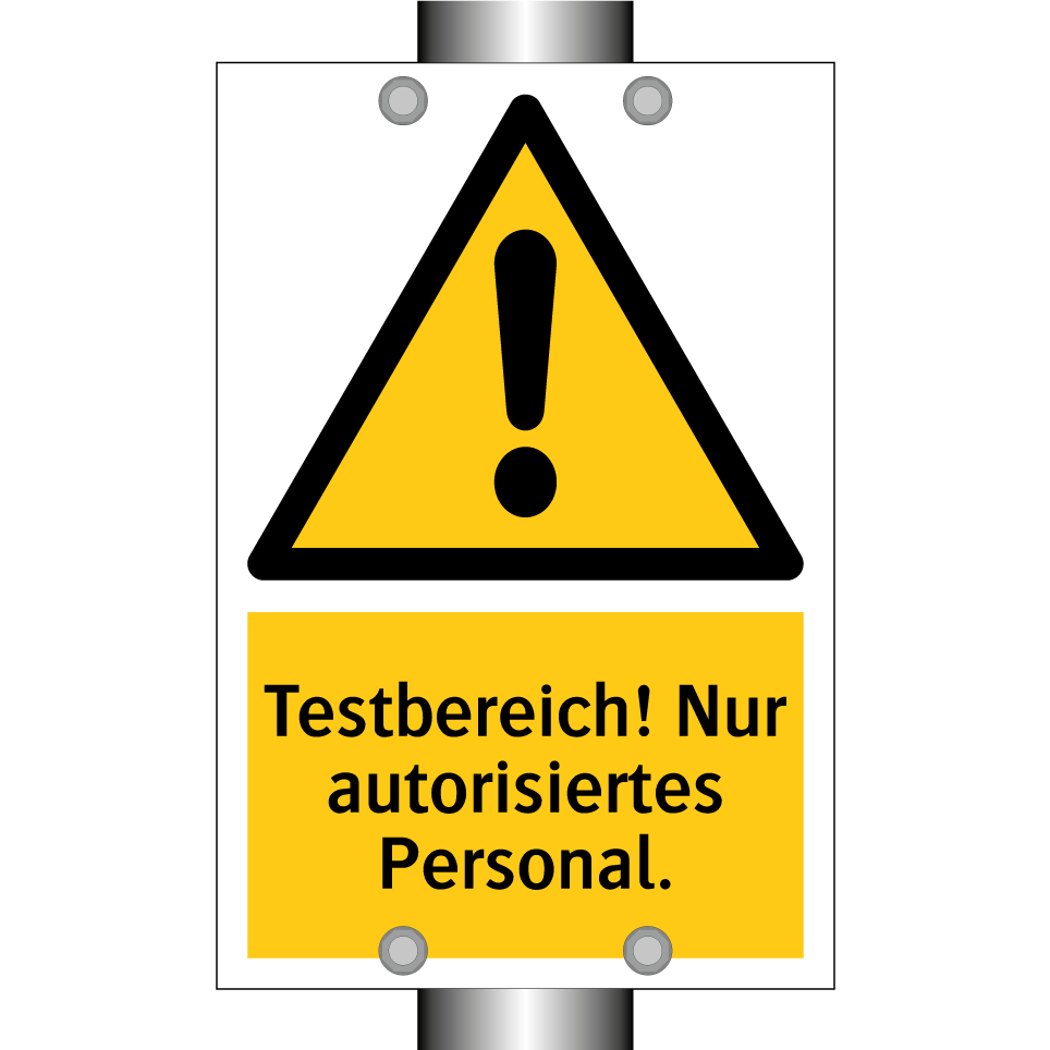 Testbereich! Nur autorisiertes Personal.