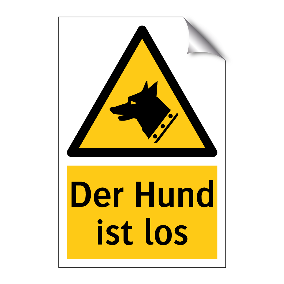 Der Hund ist los