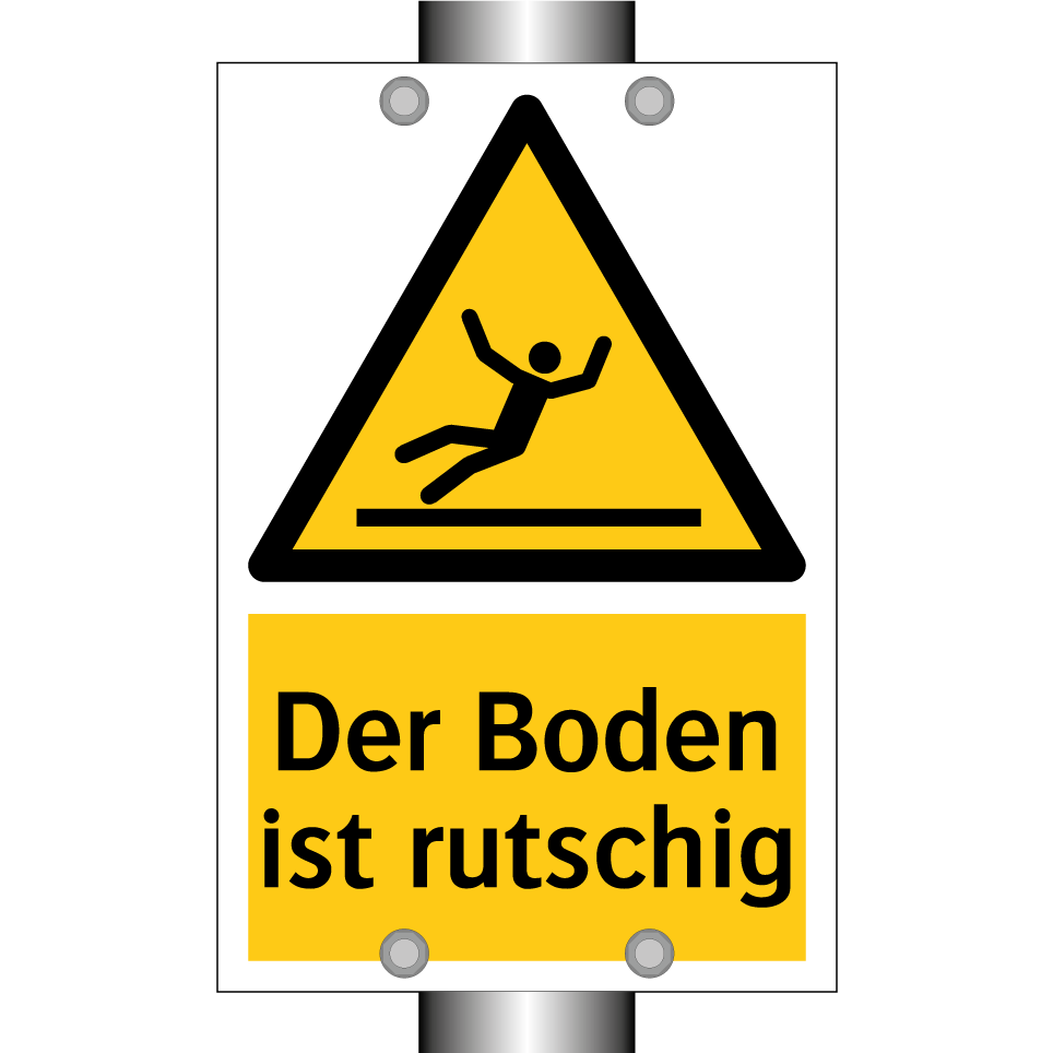 Der Boden ist rutschig