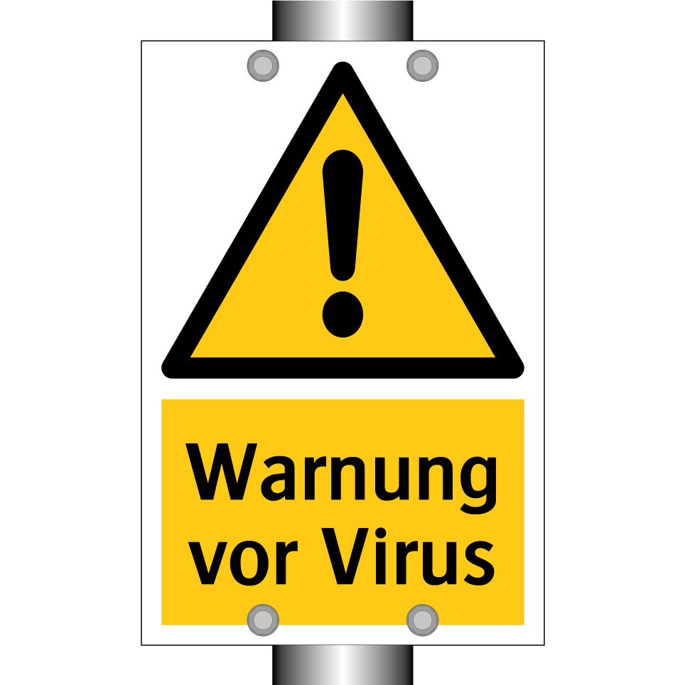 Warnung vor Virus