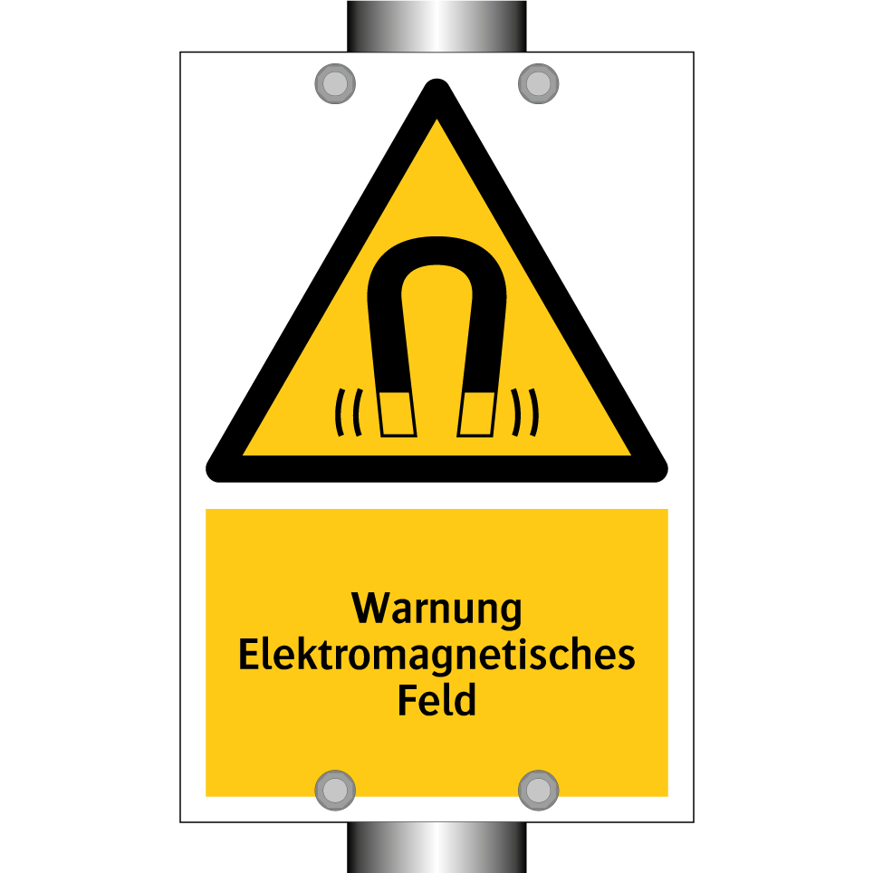 Warnung Elektromagnetisches Feld