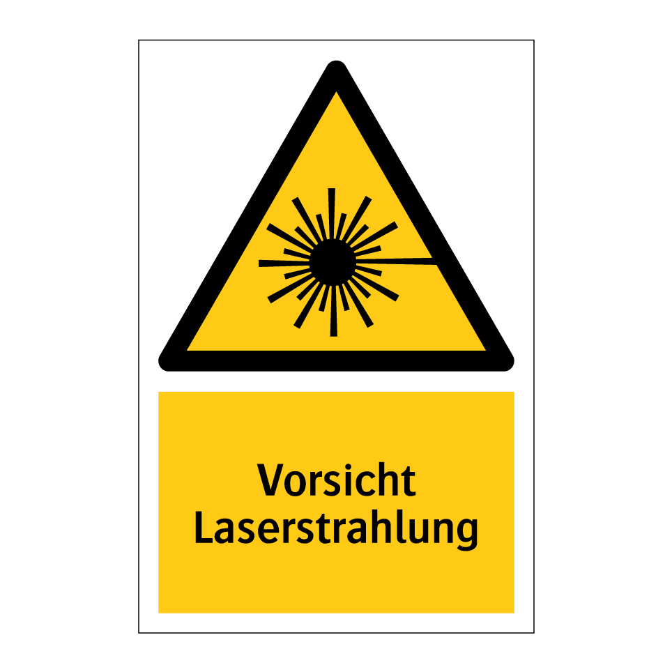 Vorsicht Laserstrahlung