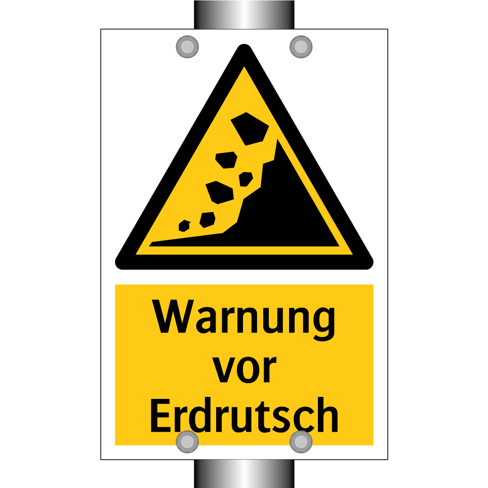 Warnung vor Erdrutsch
