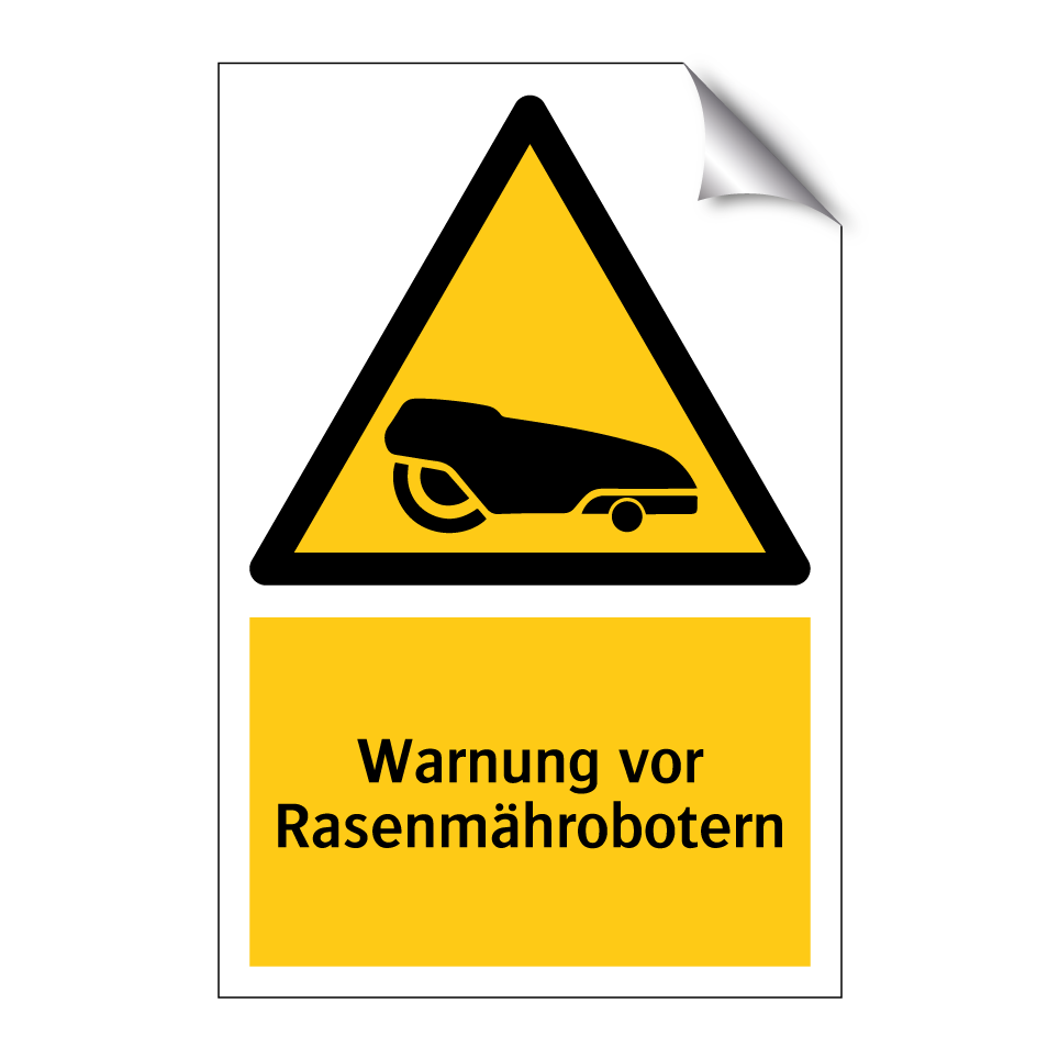 Warnung vor Rasenmährobotern