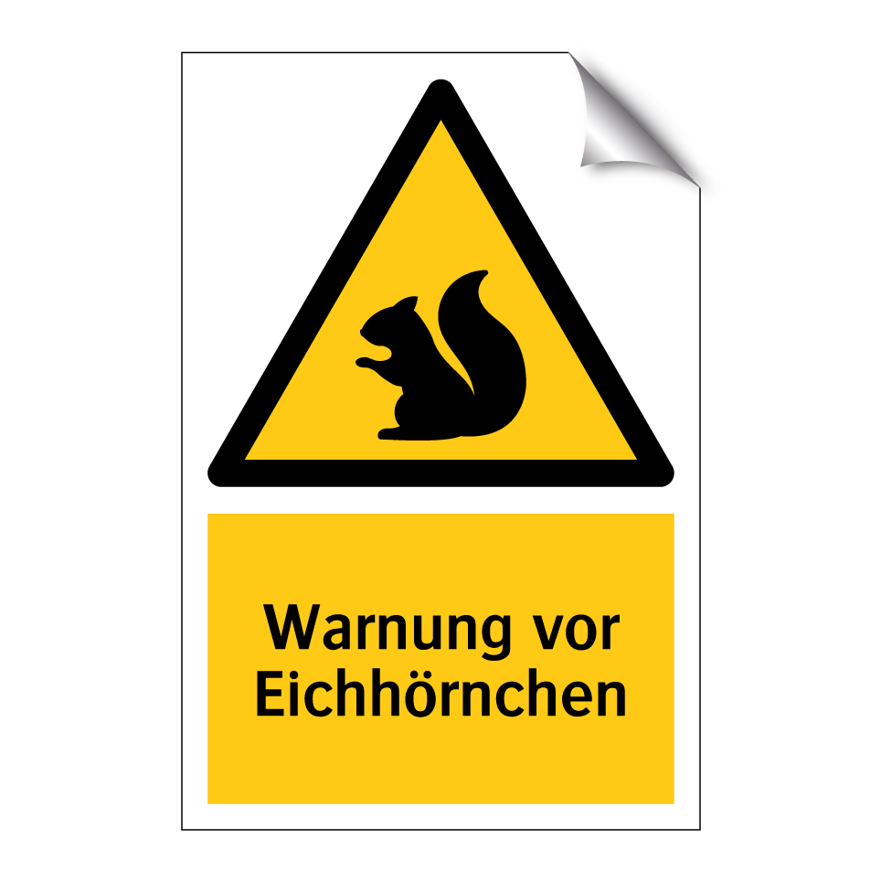 Warnung vor Eichhörnchen