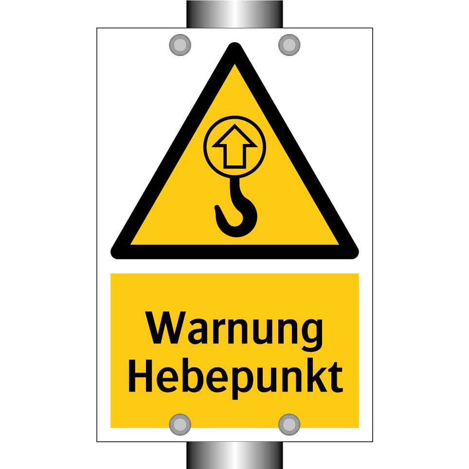 Warnung Hebepunkt