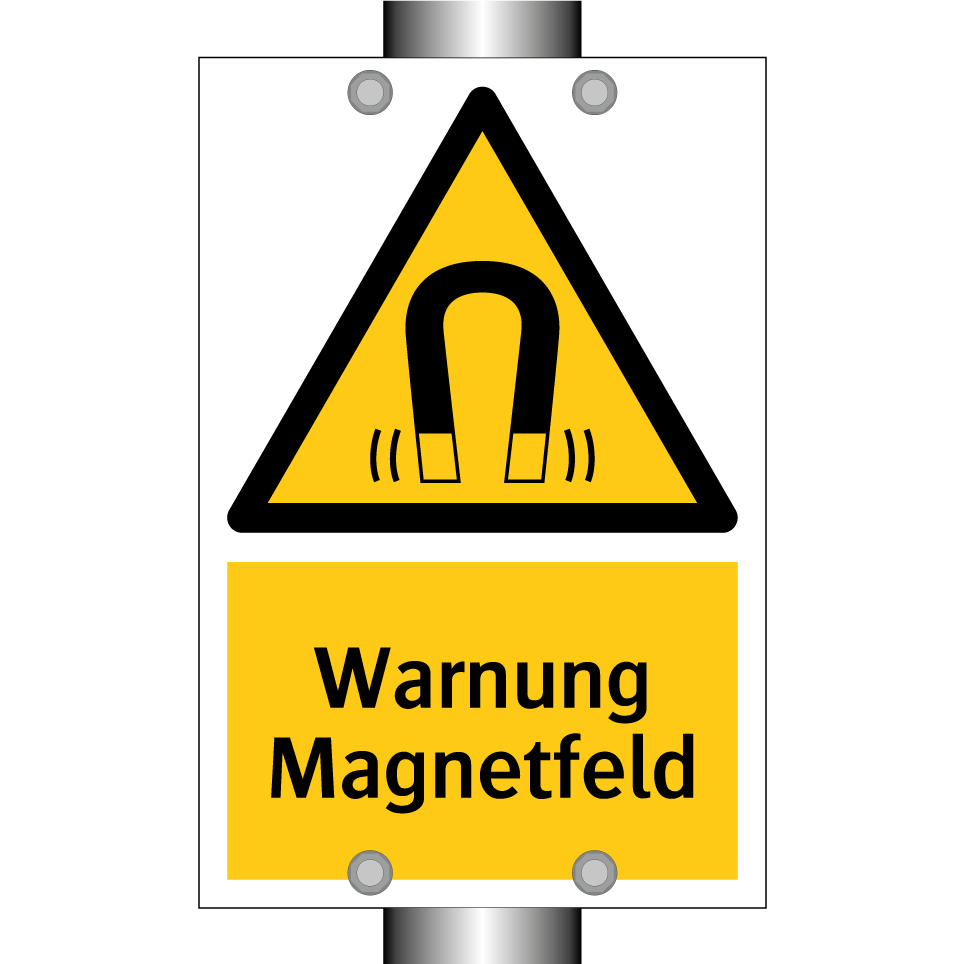 Warnung Magnetfeld