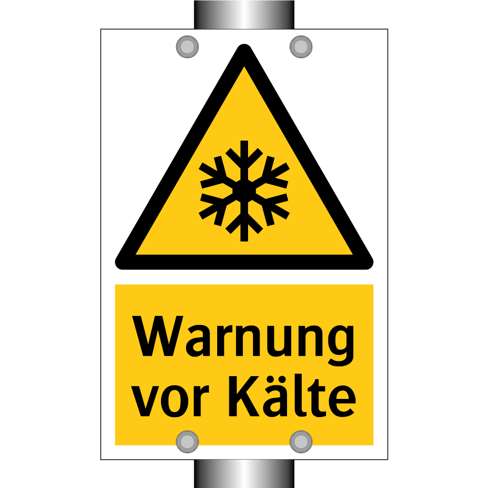 Warnung vor Kälte