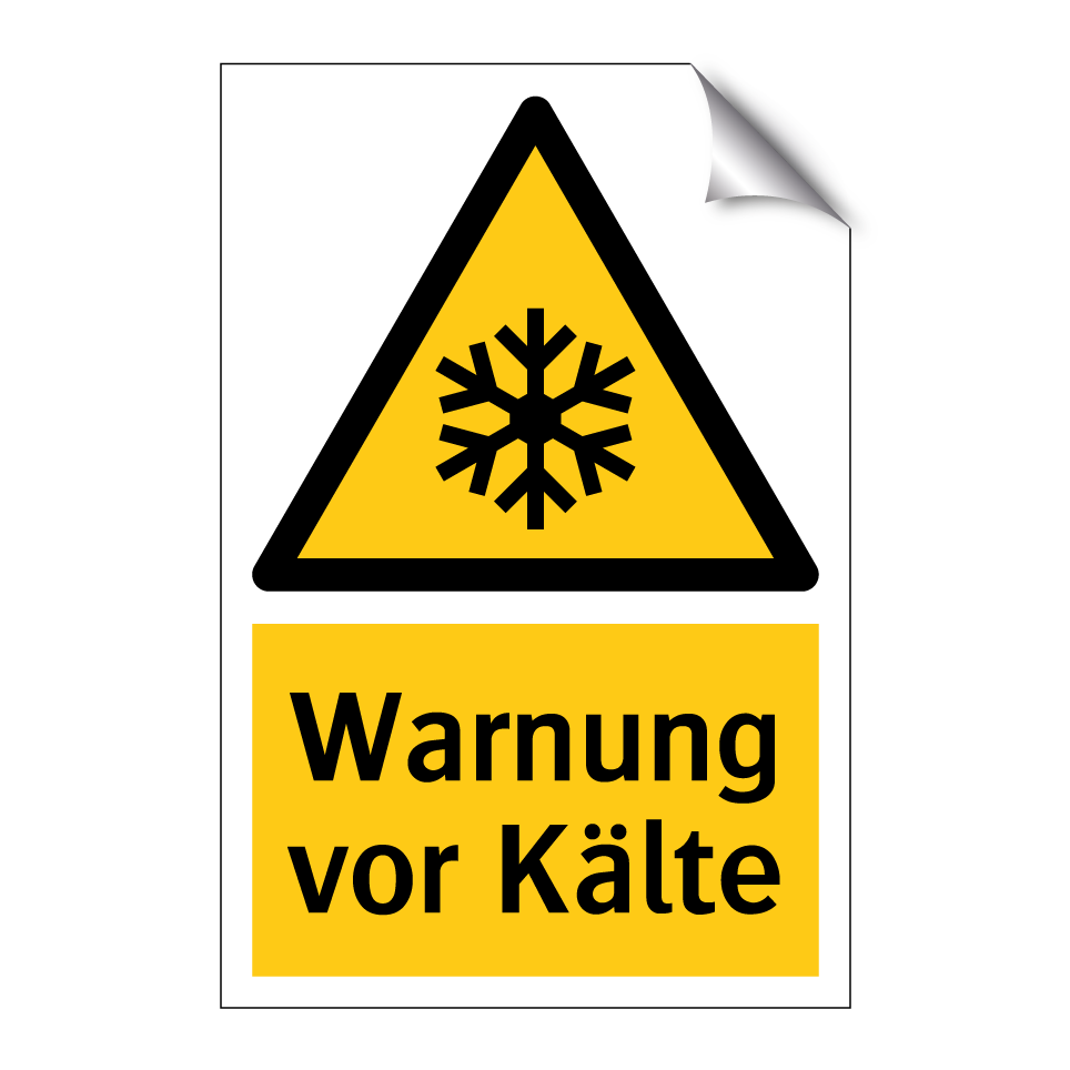 Warnung vor Kälte