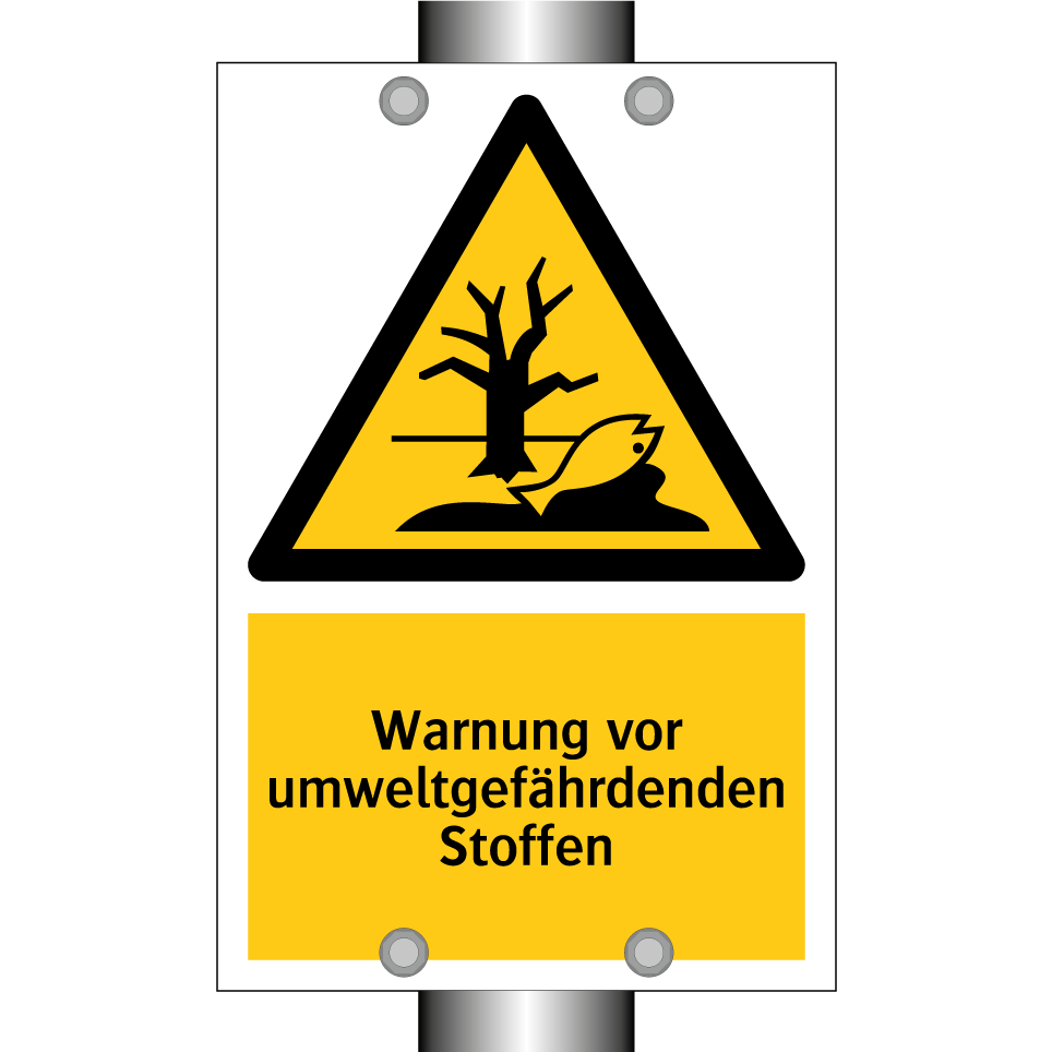 Warnung vor umweltgefährdenden Stoffen