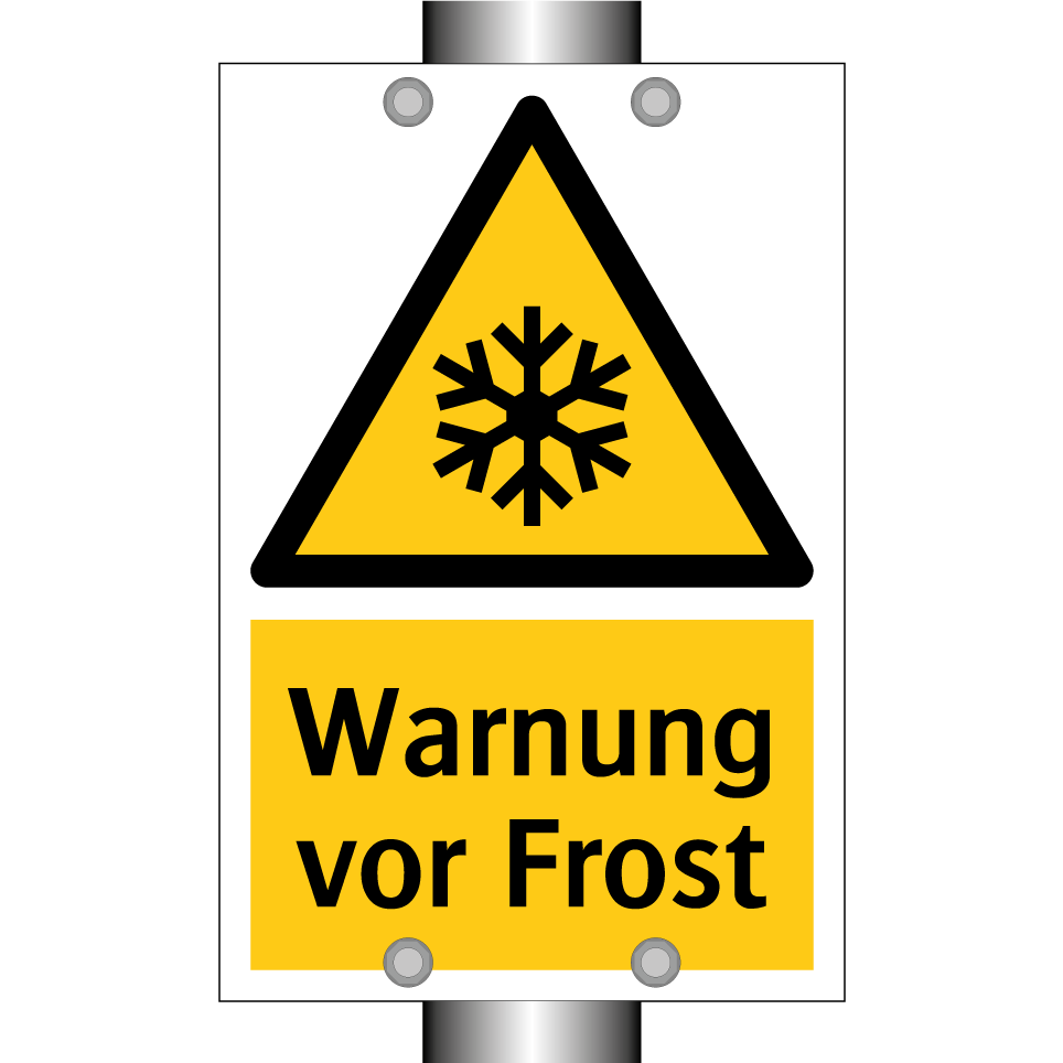 Warnung vor Frost