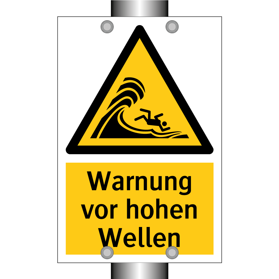 Warnung vor hohen Wellen