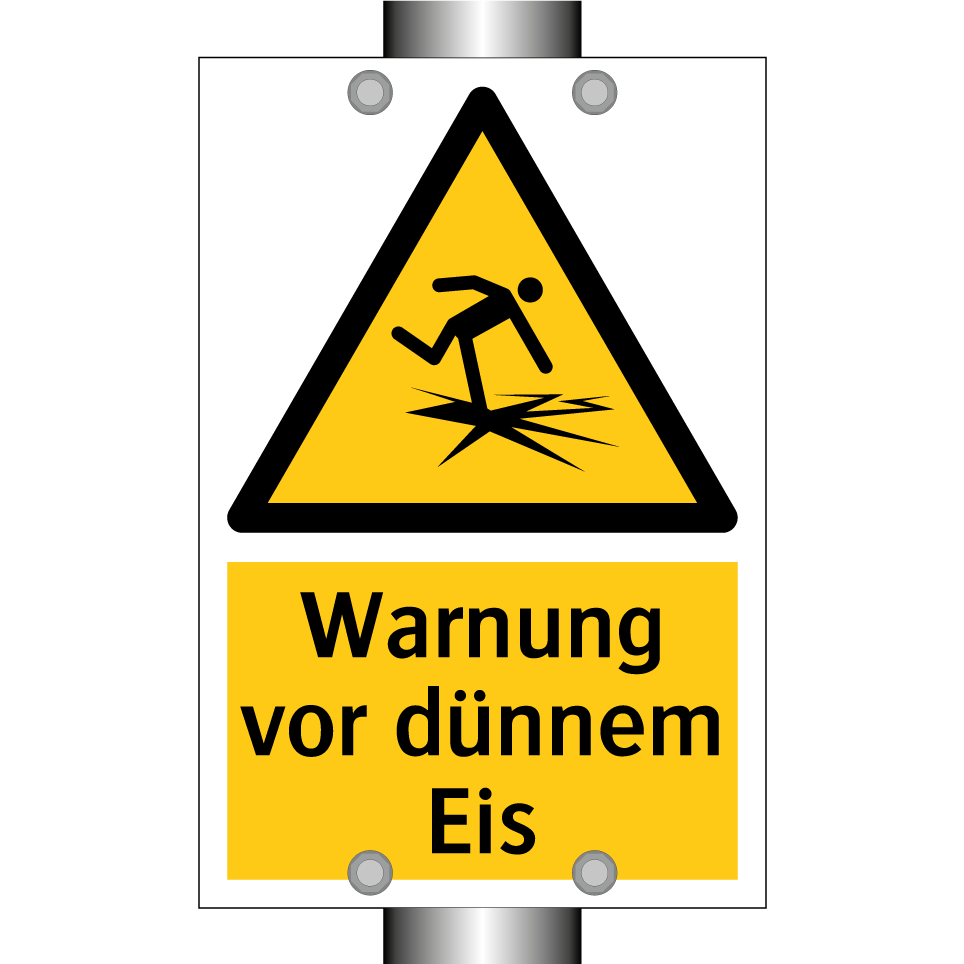 Warnung vor dünnem Eis