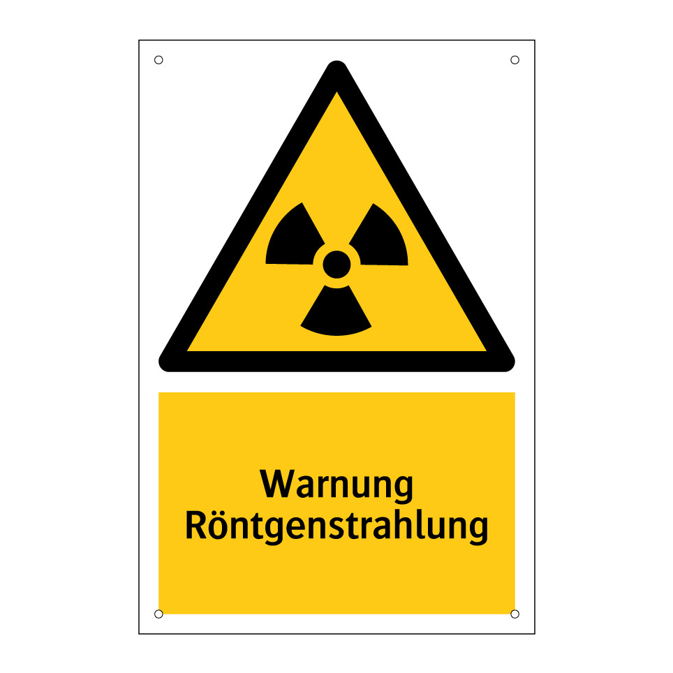 Warnung Röntgenstrahlung