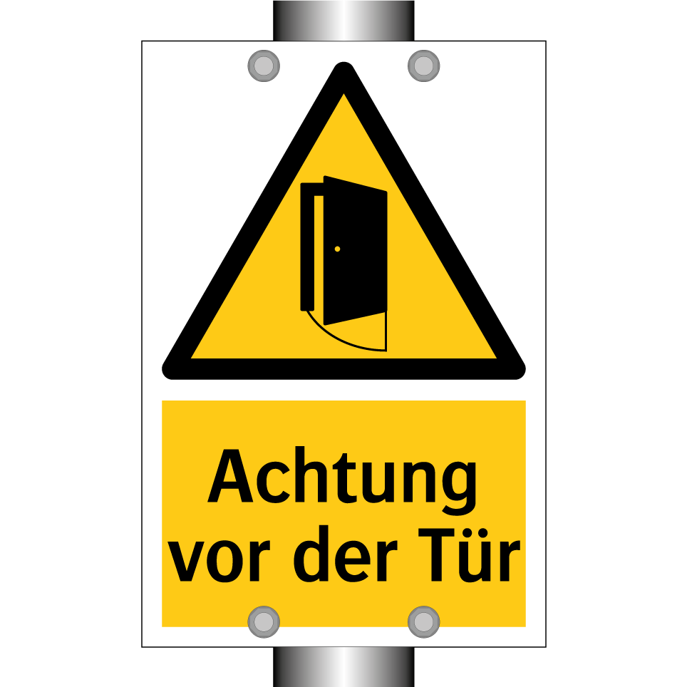 Achtung vor der Tür