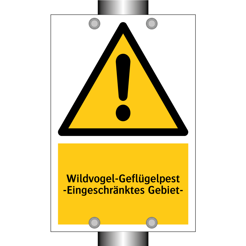 Wildvogel-Geflügelpest -Eingeschränktes Gebiet-