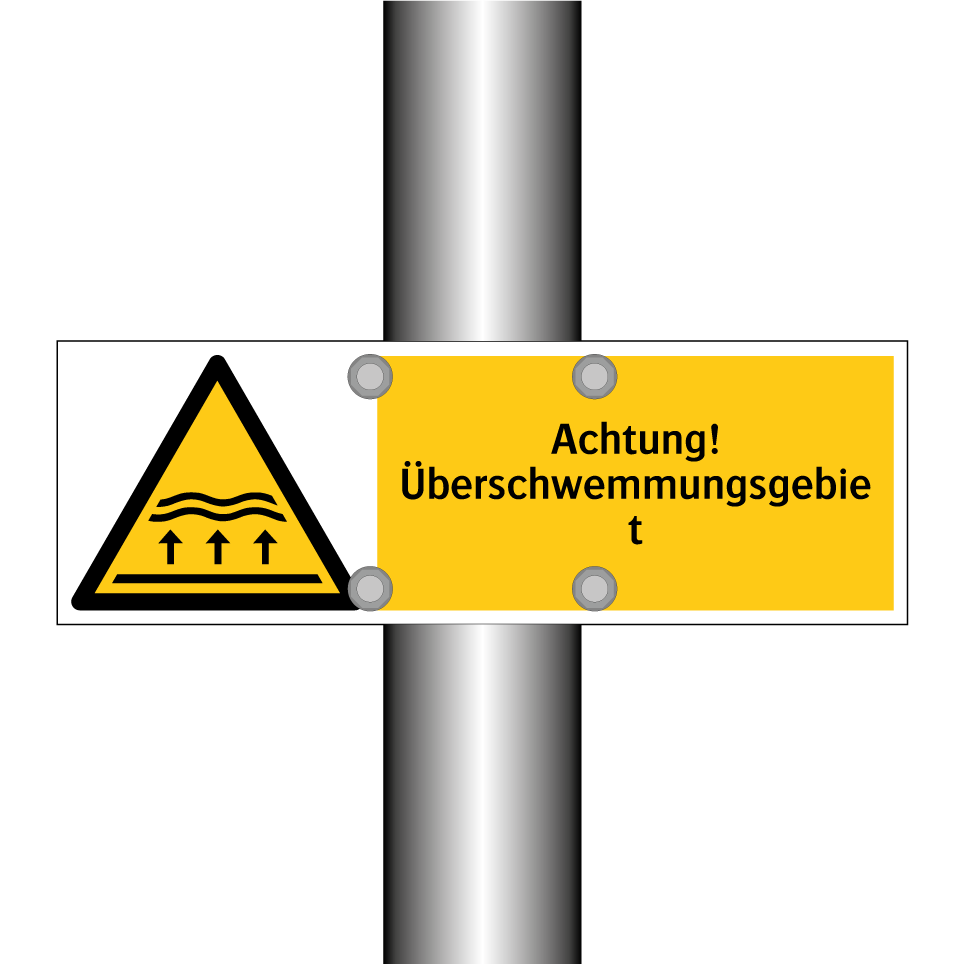 Achtung! Überschwemmungsgebiet